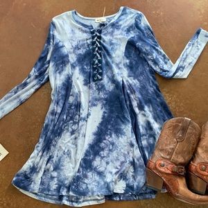 Boutique tie dye dress. NWT. Size small